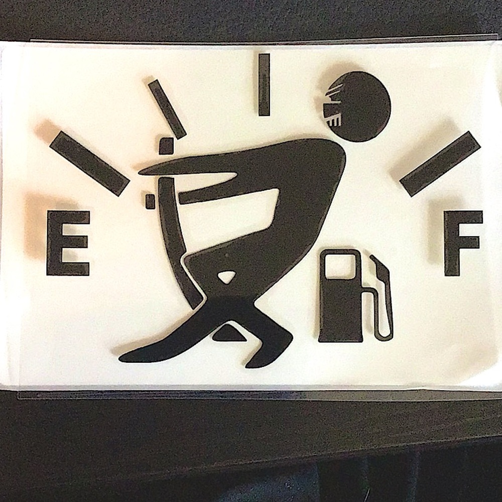 Car Gas Tank Sticker Decal